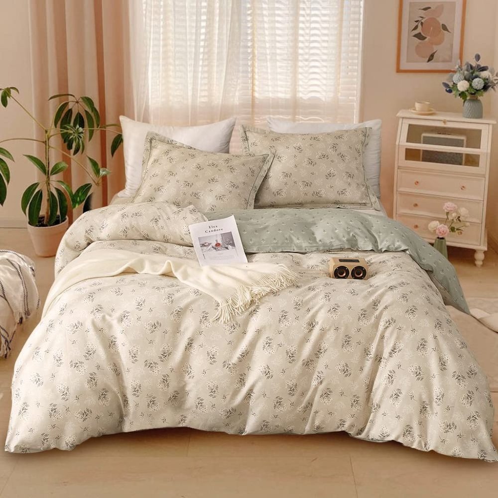 Polka Dots 100% Cotton for Girls Bedding - Full_ Queen Happy